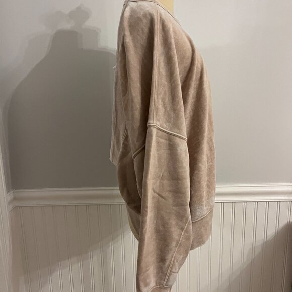 Ocean dive brown distressed sweater open back - Picture 2 of 3